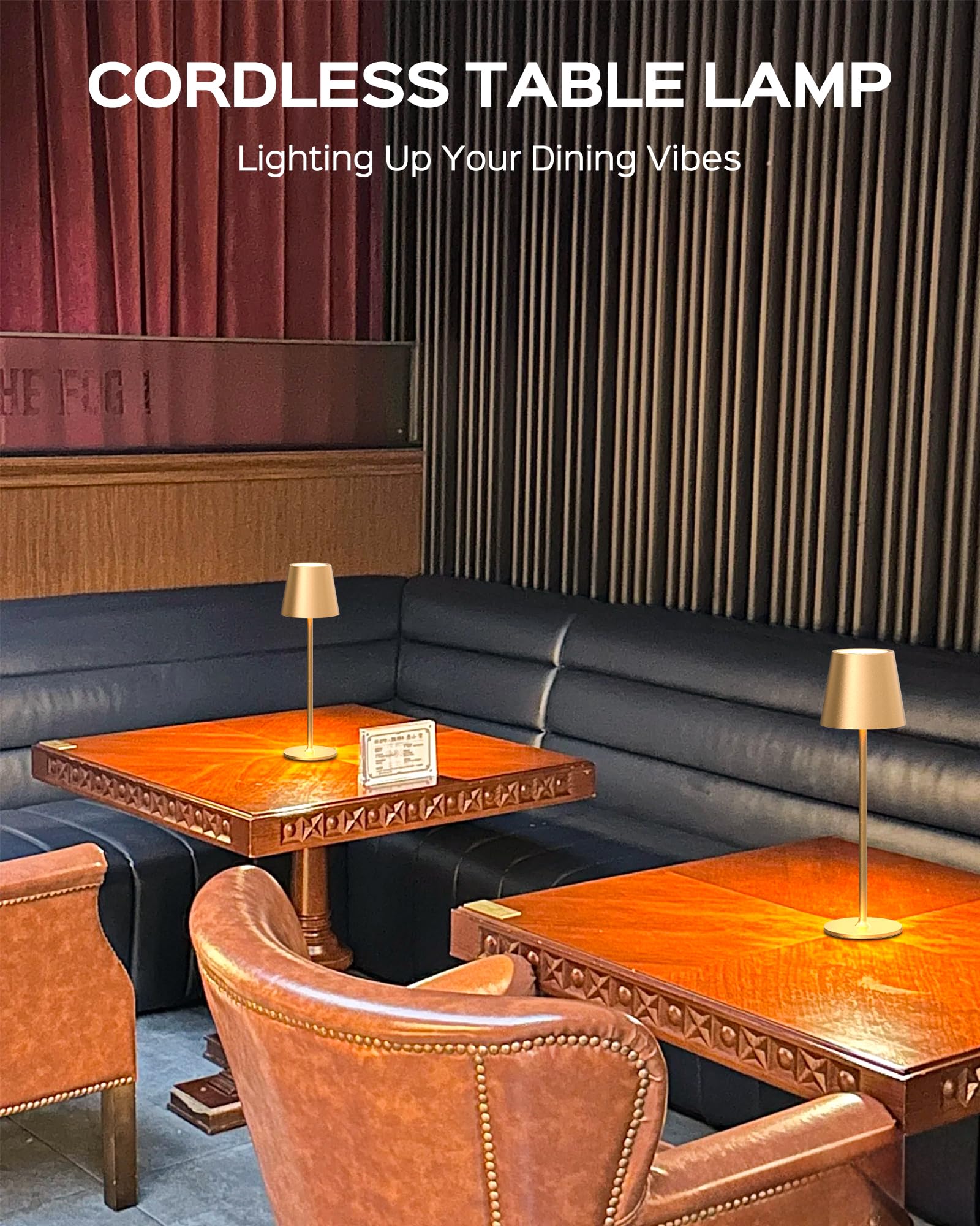 Ściemnialne bezprzewodowe lampy stołowe dotykowe, lampa biurkowa Simplicity z 3 temperaturami barwowymi, lampka nocna - 5