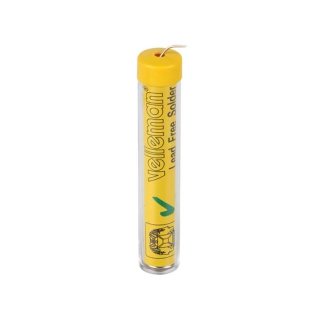 Velleman Filo a saldare, SENZA PIOMBO Sn 99,3% - Cu 0,7% CON