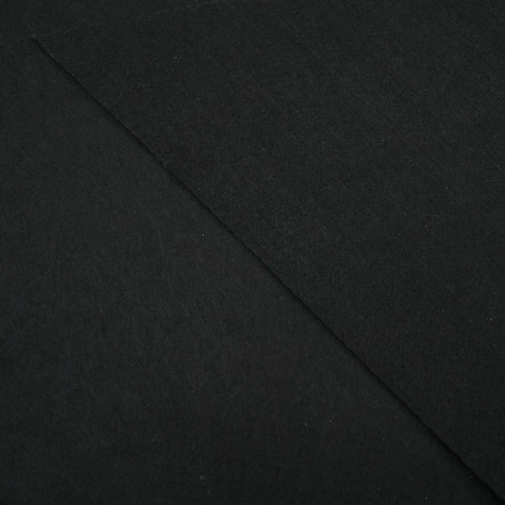 Maison Exclusive - Tapis de piscine Noir Ø 396 cm Tissu non tissé - 5