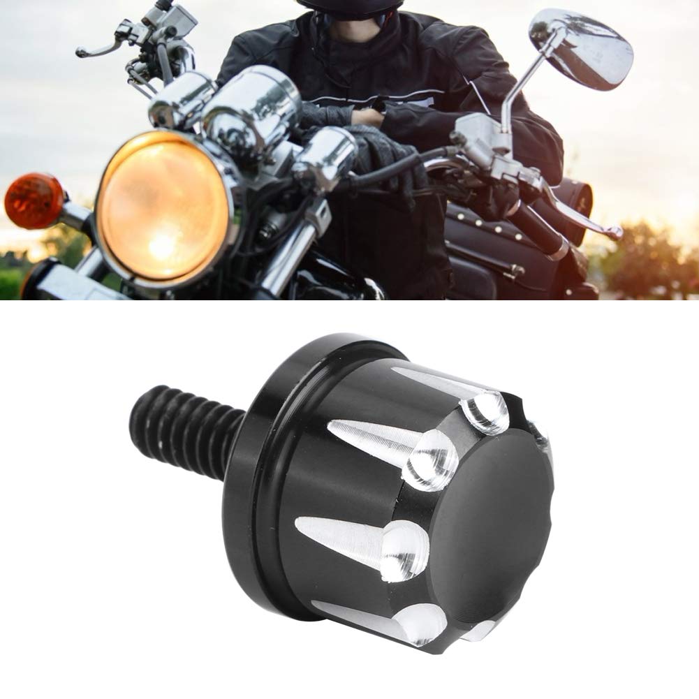 Boulon De Siège Arrière Moto En Aluminium - Vis De Siège Rapide Noir - Compatible Sportster, Dyna, Touring Et Modèles Harley