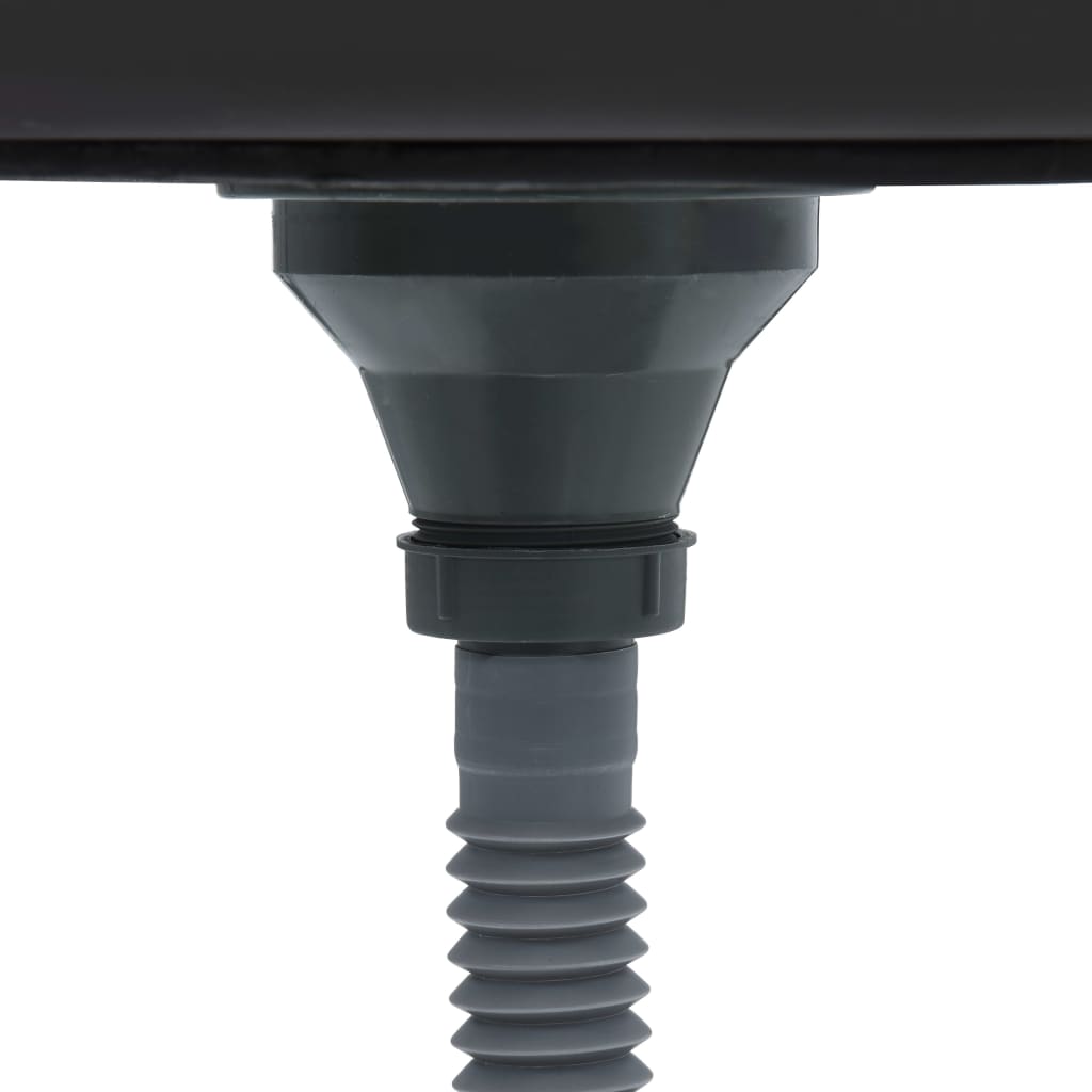 Lavello da cucina fatto a mano 59 x 44 cm acciaio inox argento 02_0002463 - 5