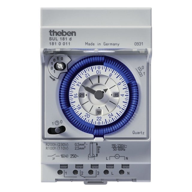 Interrupteur horaire analogique SUL 181 D - Version blister