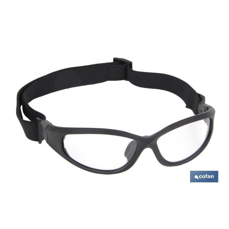 4-in-1 gepolsterte dunkle Schutzbrille - 6
