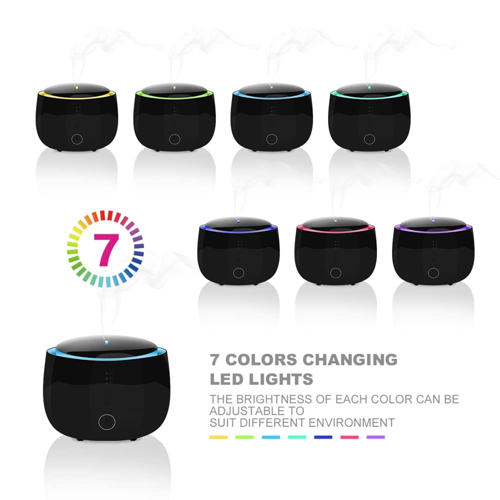 Humidificador de ar e difusor de aroma – compatível com Alexa App and Voice Control for , Large Room – 300ml, preto - 4