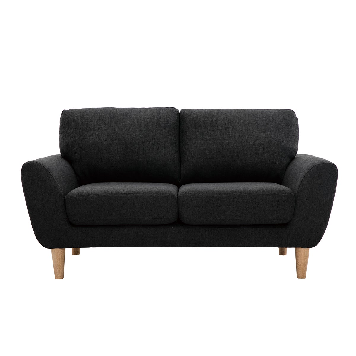 Canapé Scandinave 2 Places En Tissu Gris - Occasion Bon état