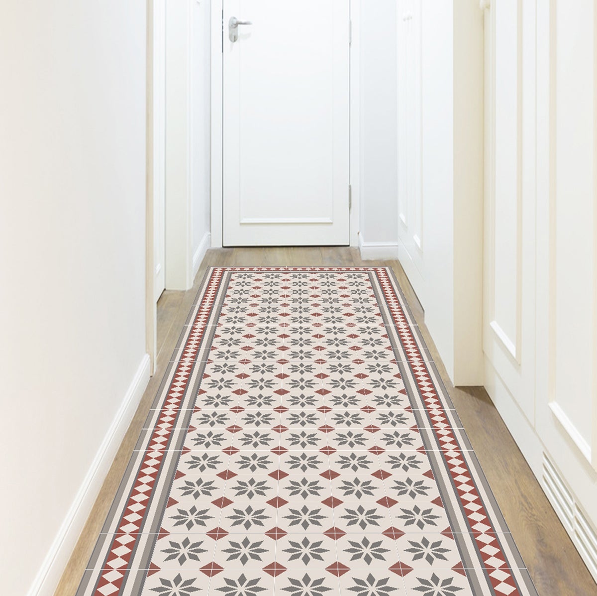 Dywan winylowy Jolie 80x300 cm - Antypoślizgowy PVC, winyl do kuchni lub salonu, zmywalny, wodoodporny styl