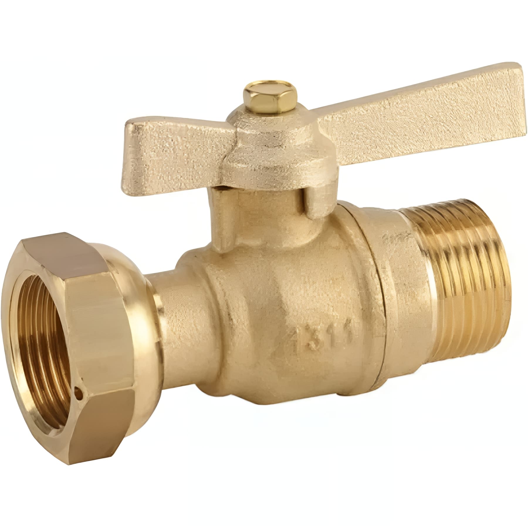 Lot De 4 Vannes à Boisseau Sphérique En Laiton - 8 Mm - Pour Eau, Gaz, Huile - Poignée 180° - Compatible Scooter, Moto, Quad