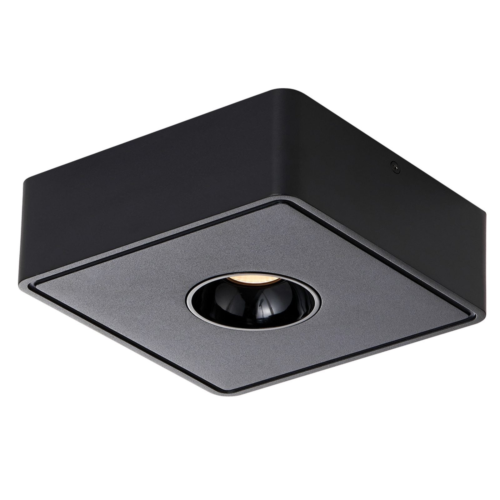 NETTLIFE Spot de Plafond LED noir 7W en saillie angulaire blanc chaud — free download
