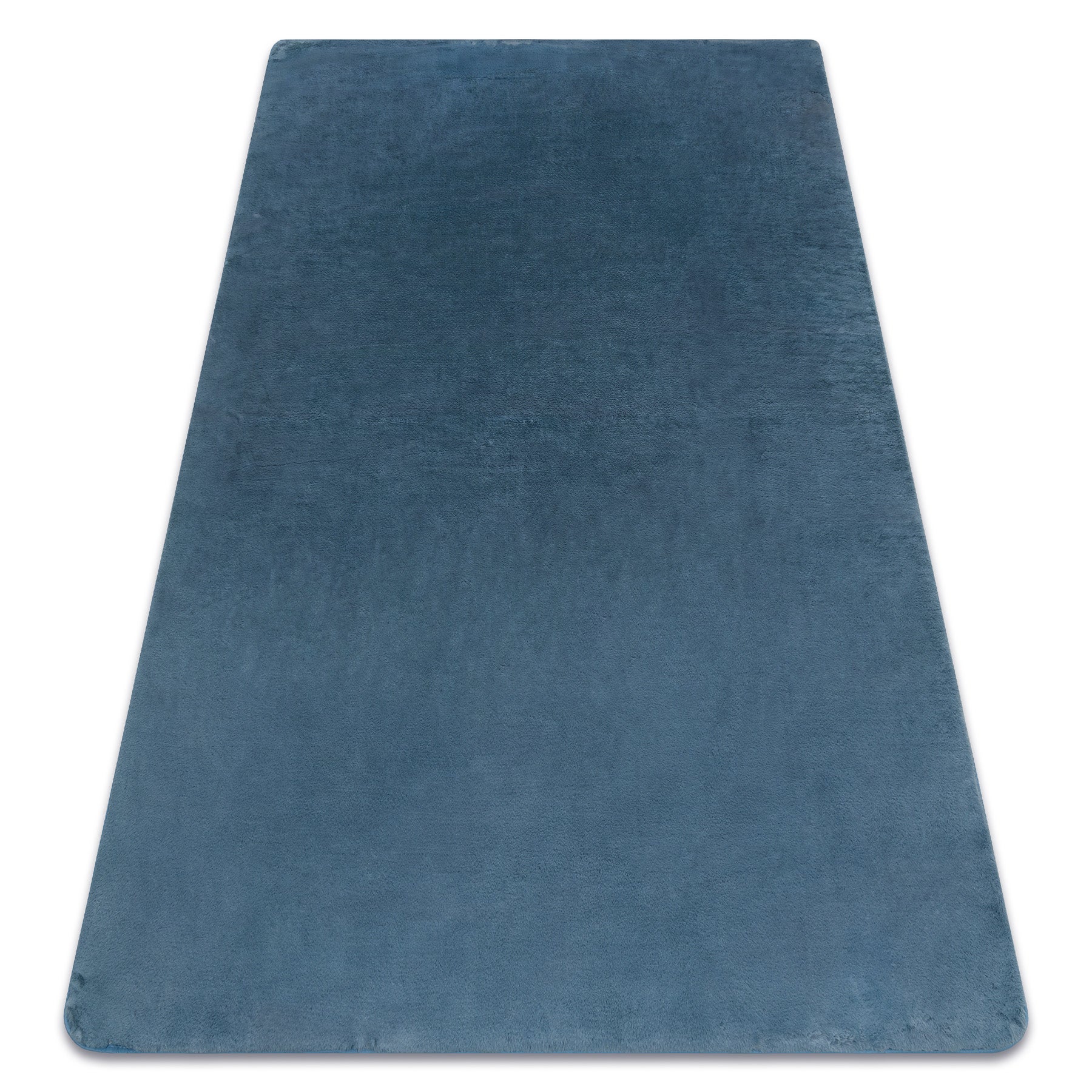 Dywan POSH Shaggy niebieski gruby, pluszowy, antypoślizgowy, do prania 80x150 cm