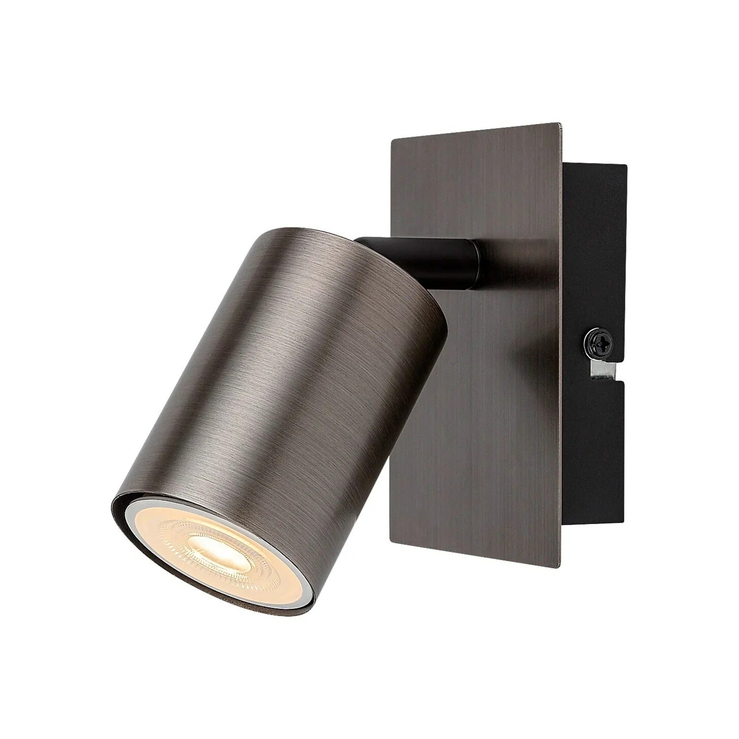 Kinkiet ścienny Gerhard armatnia szarość 1xGU10x15W wym: 11 x 9 x 14,5 cm metal IP20 Rabalux