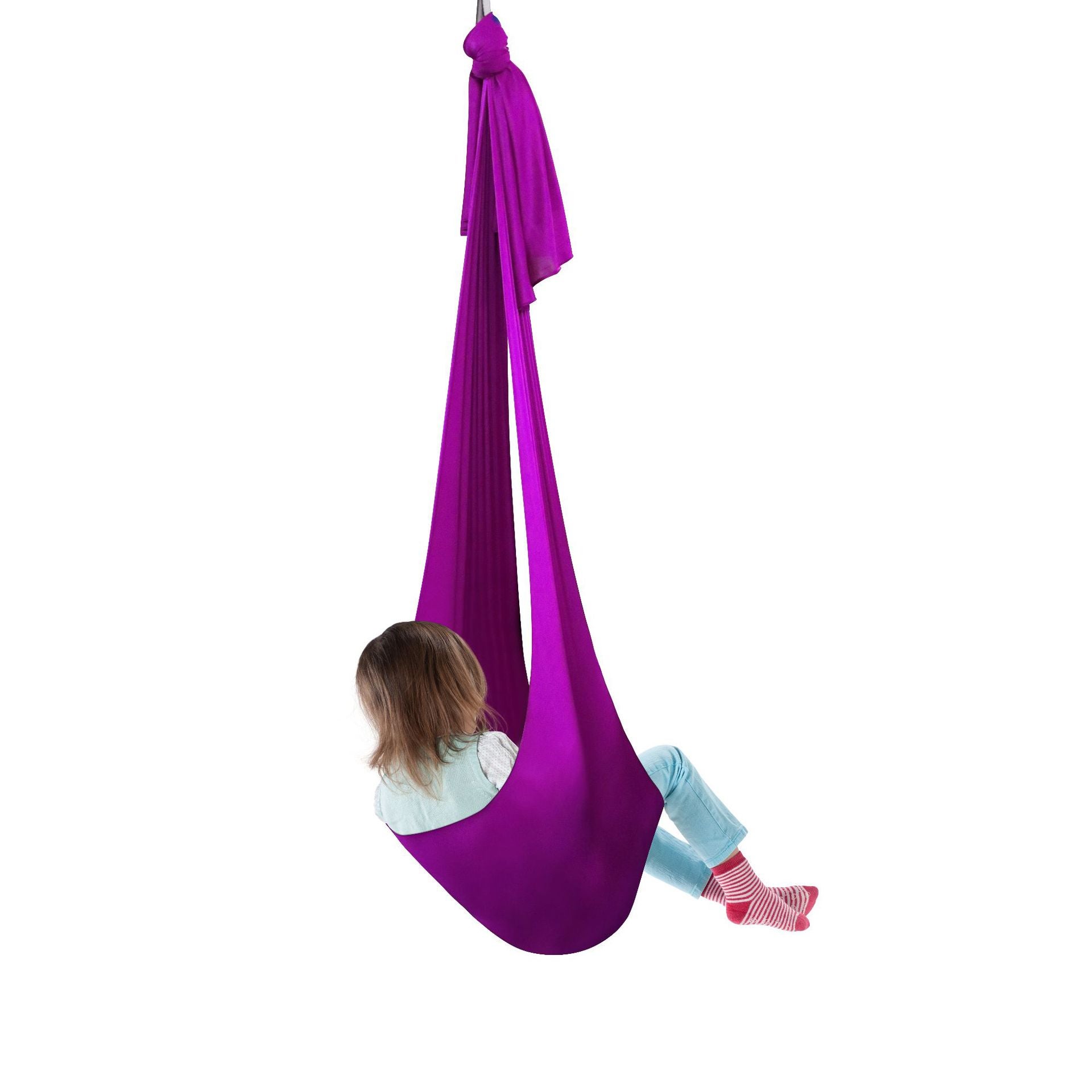 Kit Balançoire Et Hamac Yoga Aérien VEVOR – 6 X 2,6 M – Blanc – Inversion Danse