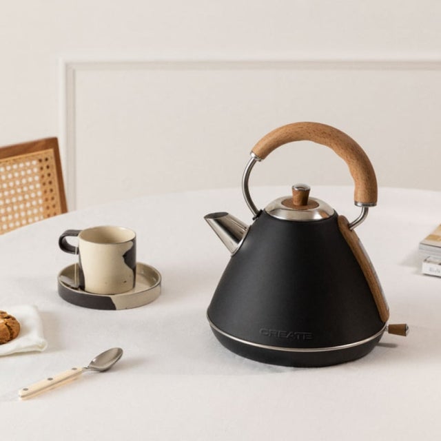 CREATE - KETTLE RETRO - Czajnik elektryczny - Noir