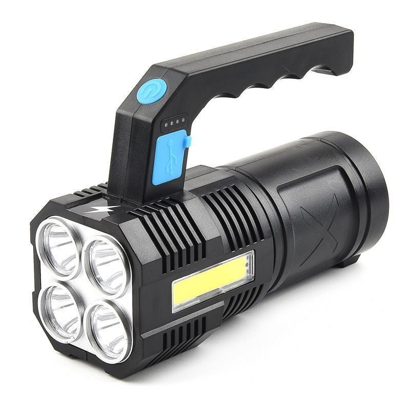 Linterna LED Ultrapotente, Recargable Por USB, 7 Modos, Linterna