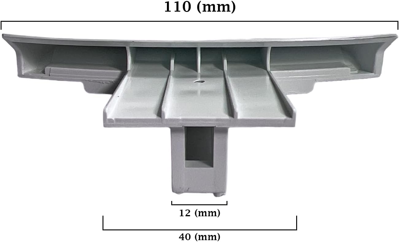 Marel Shop® - Coperchio Vaschetta Cassetto Detersivo per Lavatrice compatibile con Whirlpool