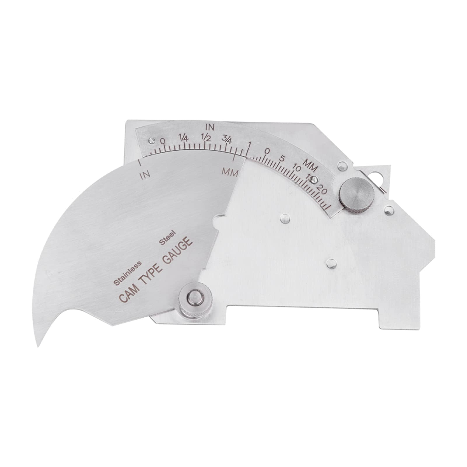 Jauge De Soudage V-WAC Agatige - Outil De Mesure Précis En Acier Inoxydable Métrique Pour Inspection De Soudures