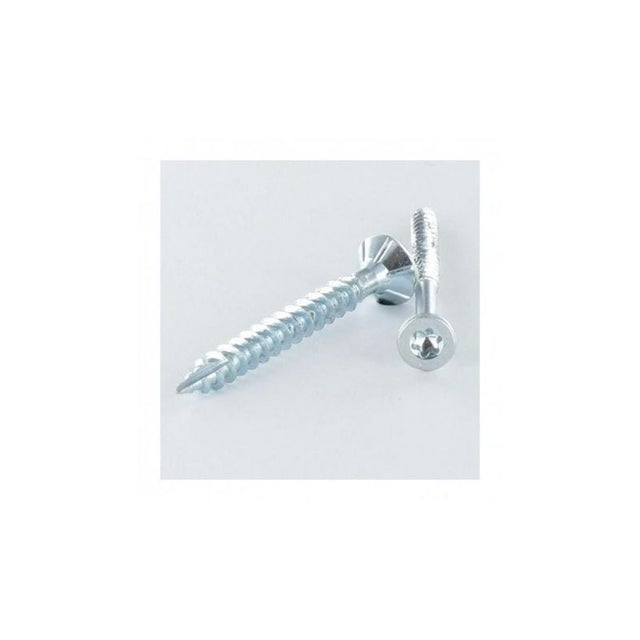 200 Vis Bois 4x40 TORX T20 Zinguée Pointe Anti-Fendage
