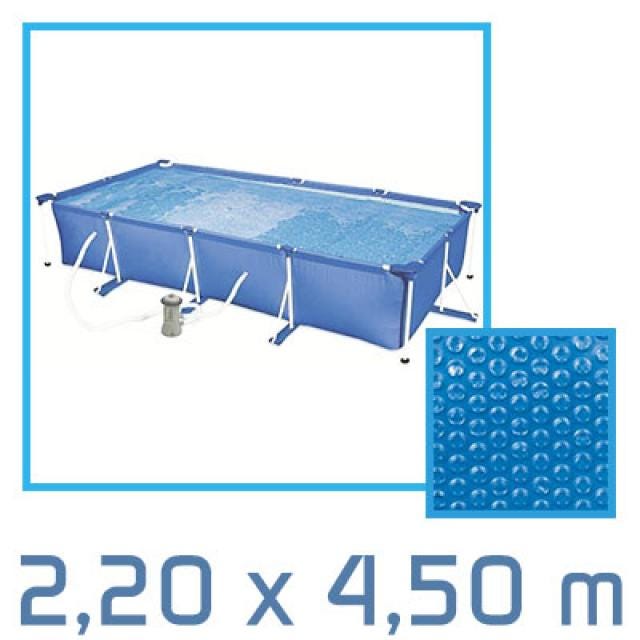Lona burbuja rectangular de 4,50 x 2,20 m