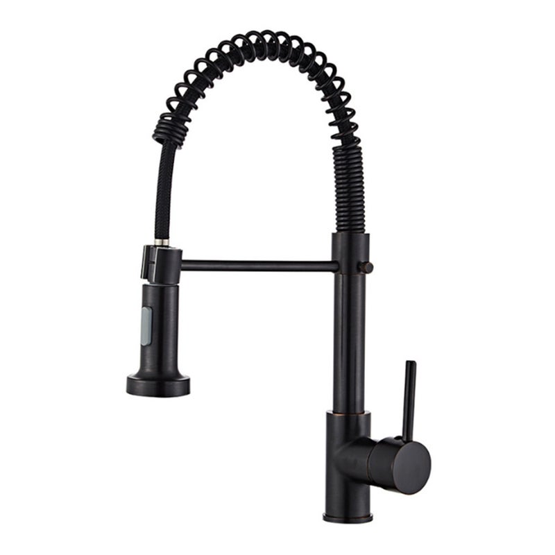 Bateria kuchenna wielofunkcyjna PRO 2-Spray z obrotem 360 stopni, nowoczesna, czarna