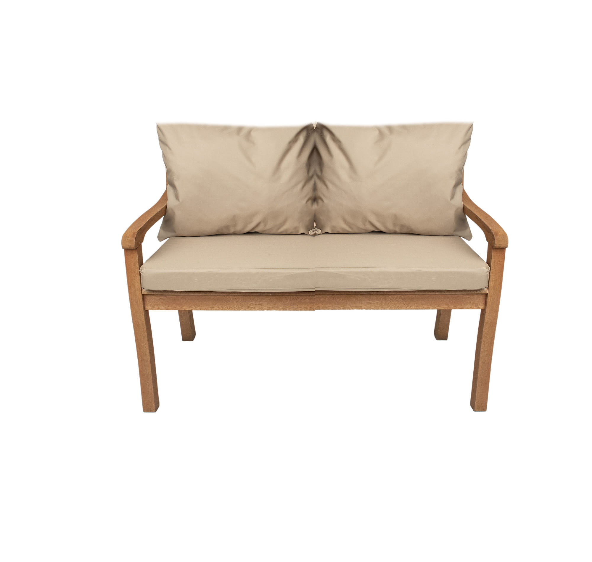 Cojín de banco 110x50x7cm, cojines para columpio de jardín beige, cojín de asiento, cojín de respaldo, cojín exterior/interior
