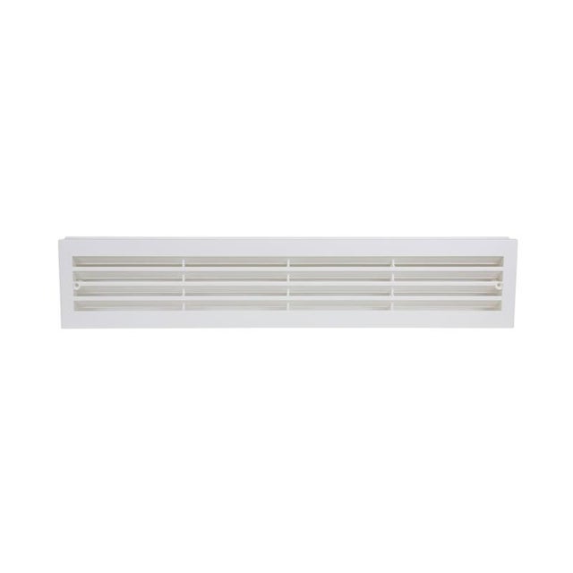 Renson 761 - Grille de porte en PVC intérieure - Renson - Blanc 450 x 90 mm