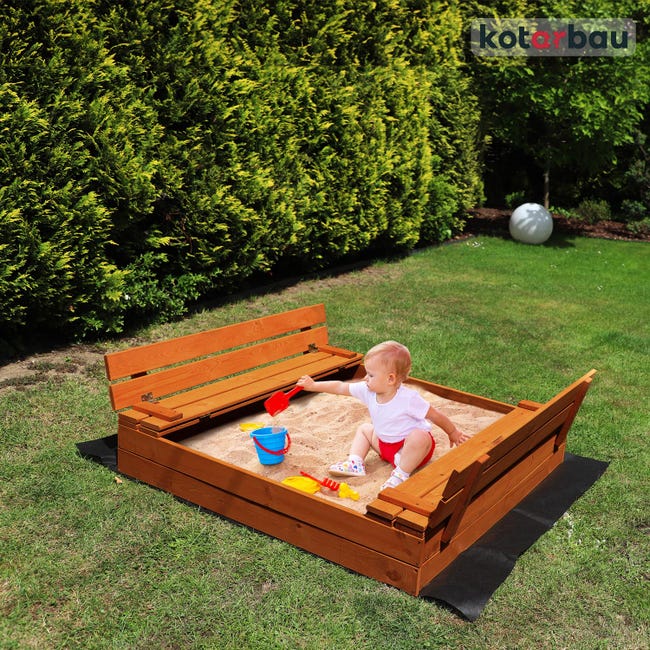 Bac à sable avec toit 160 x 100 x 133 cm bois de pin imprégné Bac à sable avec toit 160 x 100 x 133 cm bois de pin imprégné