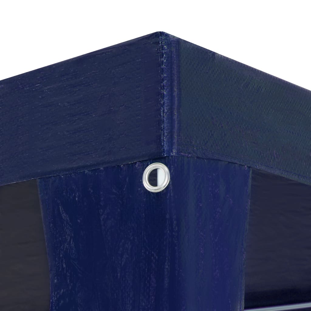 Tente de réception 3x6 m PE Bleu - 5