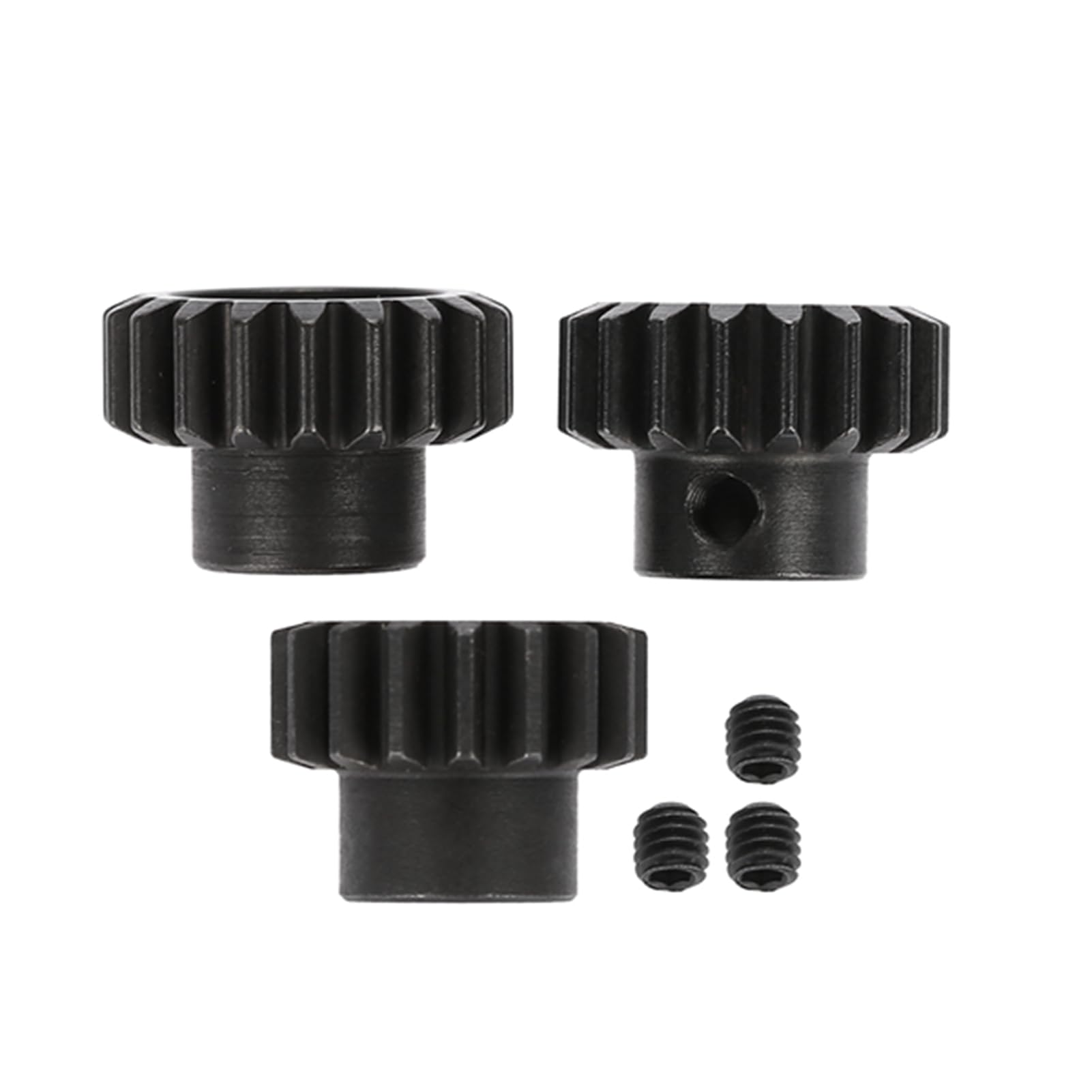 Set Pignoni Motore In Acciaio 48P Per Albero 5mm &ndash; Per RC Crawler 1/10 1/8 1/6 1/5