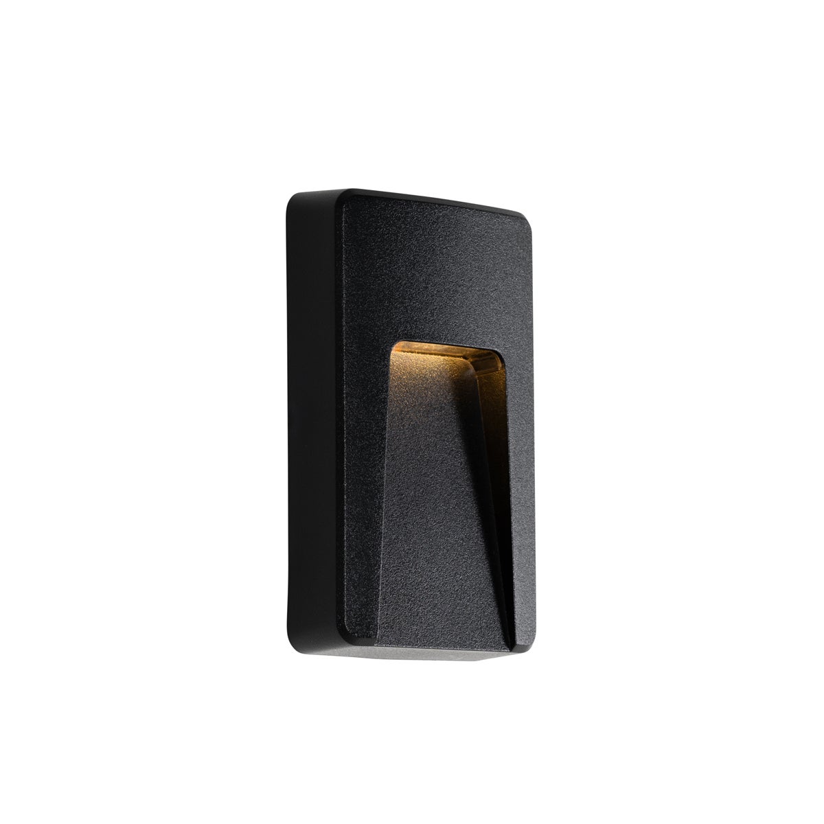 Qazqa nowoczesny lampa ścienna zewnętrzna do ogród - Gem - czarny, led zintegrowana 3w zestawie, Integrated led, 9cm, IP65