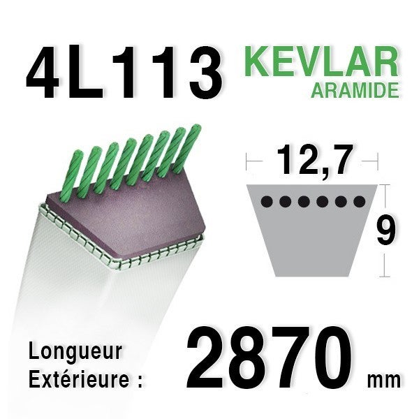 Courroie Trapézoïdale XPZ800/3VX315 800mm - Caoutchouc Transmission Sourcing Map