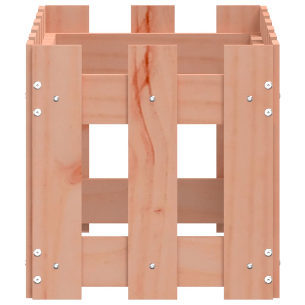 Jardinière | Bac à fleurs | Pot de fleurs avec design de clôture 60x30x30 cm douglas massif970228 - 6