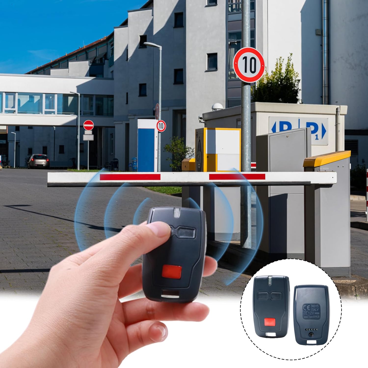 Télécommande de porte de garage pour BFT Mitto 2 B RCB, 433 MHZ pour portail électrique 2 canaux pour Rolling BFT Mitto 2, Kleio, Ghibli, TRC 2 - 5
