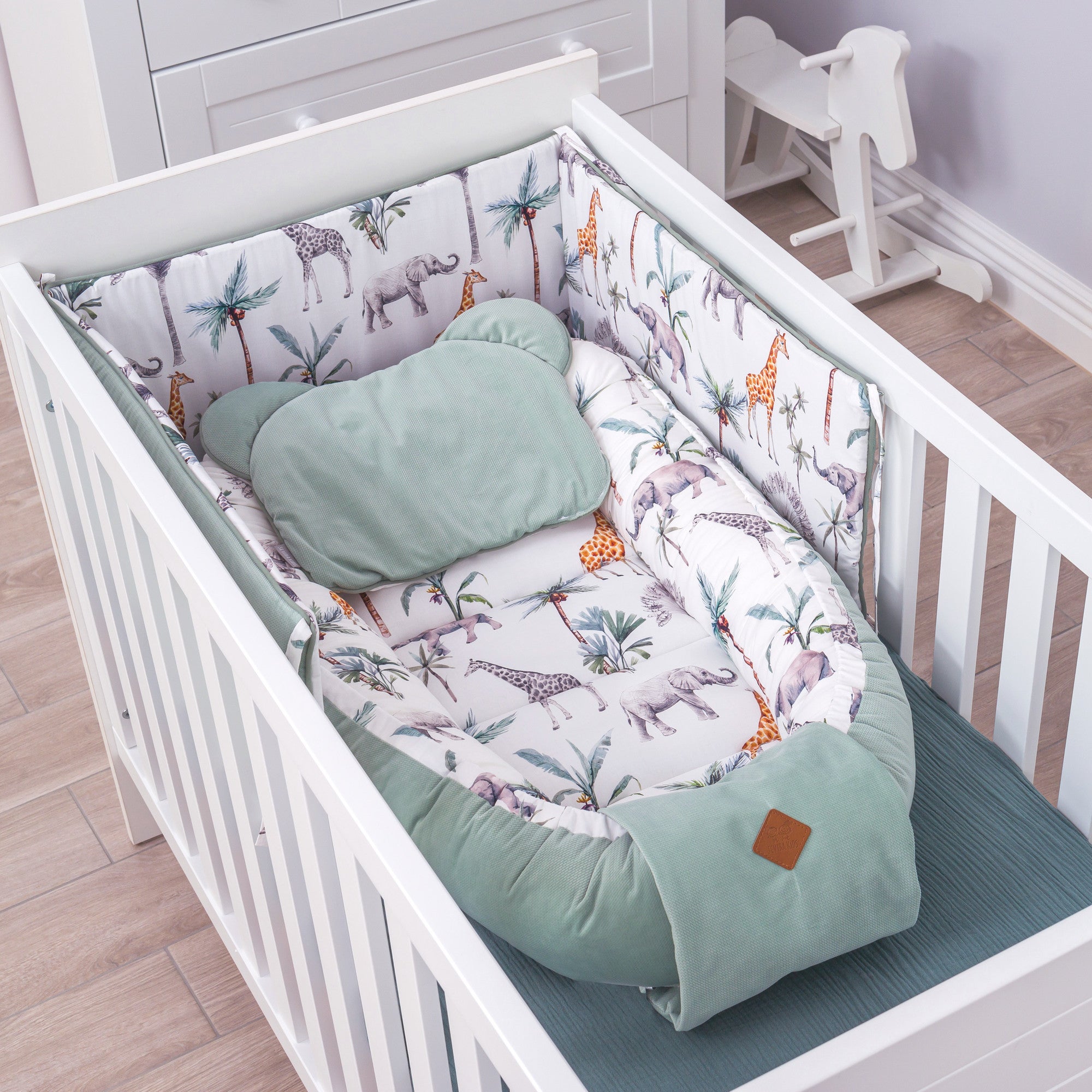 Drap housse uni en gaze de coton - 9