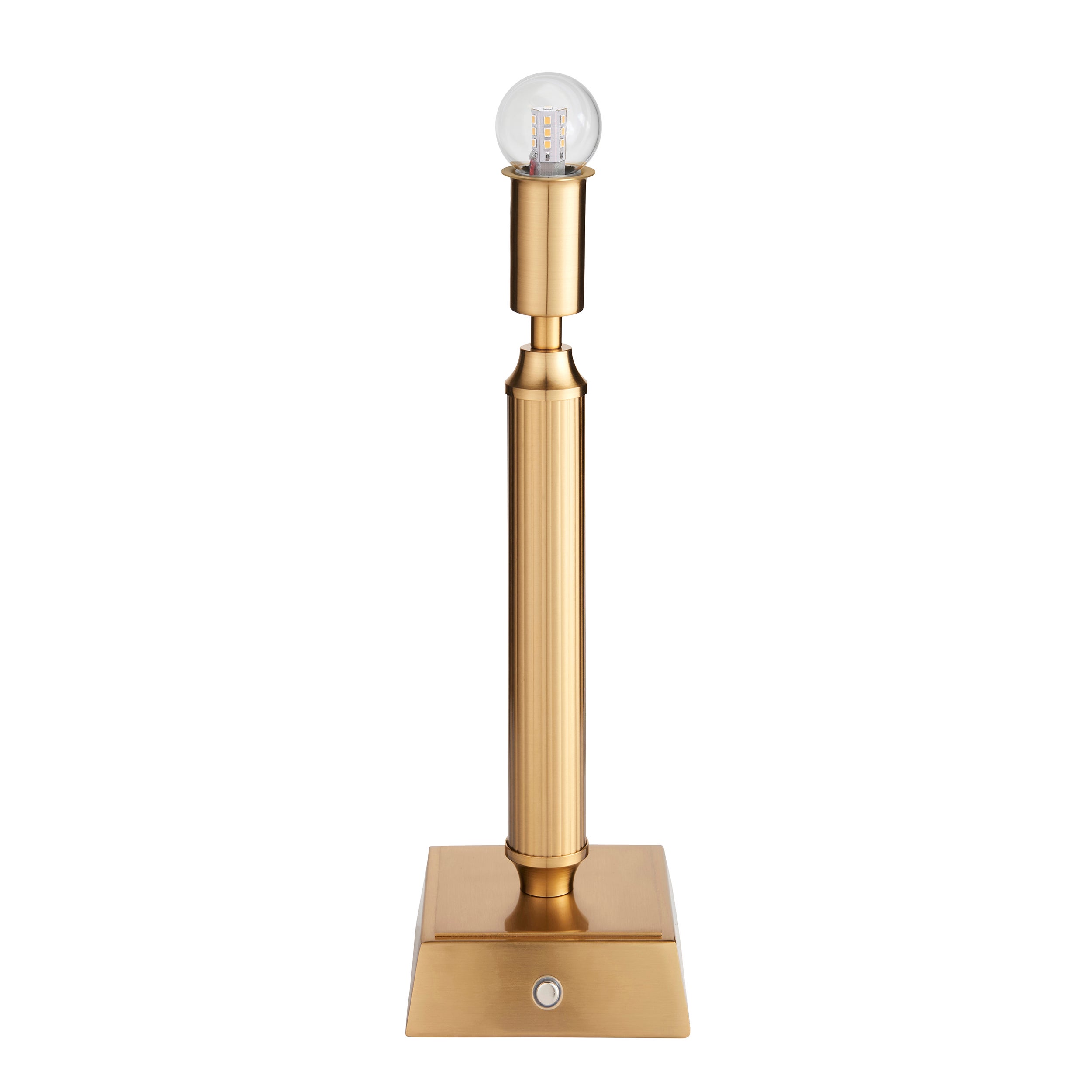 Lampa stołowa LED TROBRIDGE 1,5W 2700K 155lm metal mosiężna szczotkowana wym:36,6x11x11cm IP20 Endon
