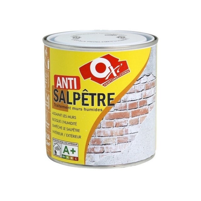 Traitement anti-salpètre incolore