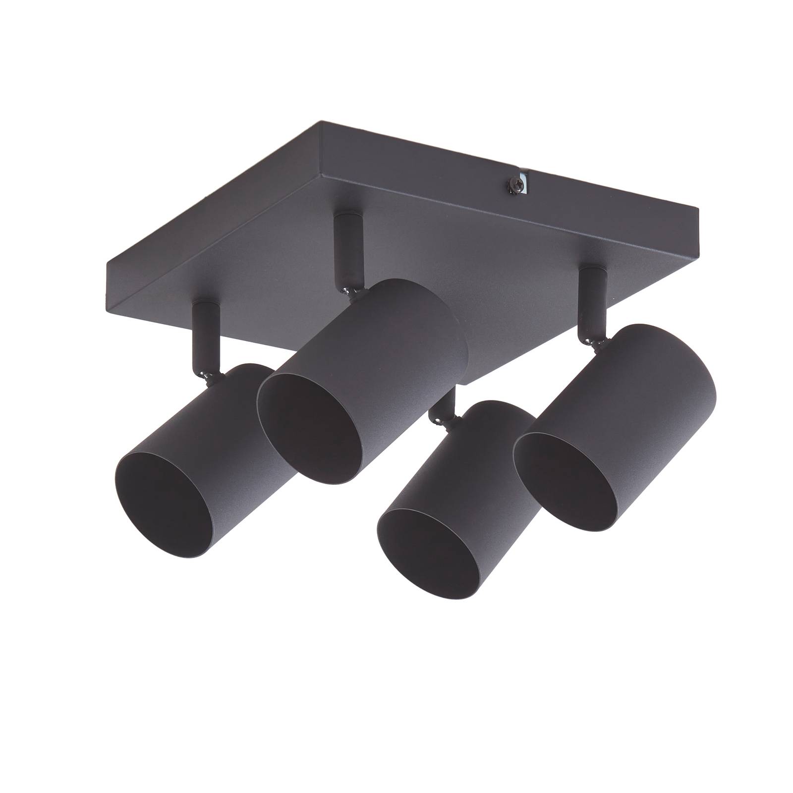TaFiCo GU10 Spot de Plafond Noir Ronds, Plafonnier 4 Spots Cuisine TaFiCo GU10 Spot de Plafond Noir Ronds, Plafonnier 4 Spots Cuisine