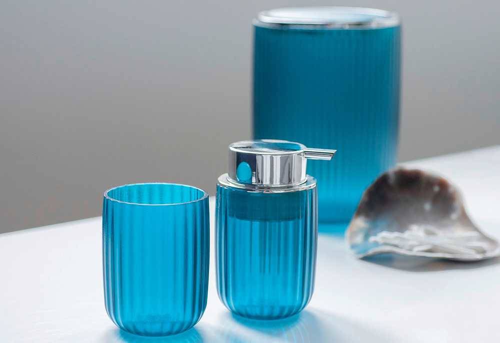 Distributeur de savon liquide AGROPOLI, marine, WENKO, WENKO - 4