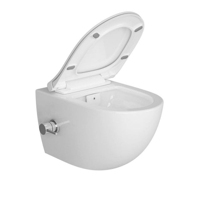 Infinitio WC sans bride avec fonction bidet + Abattant softclose (SATINF011RREXPBFC)