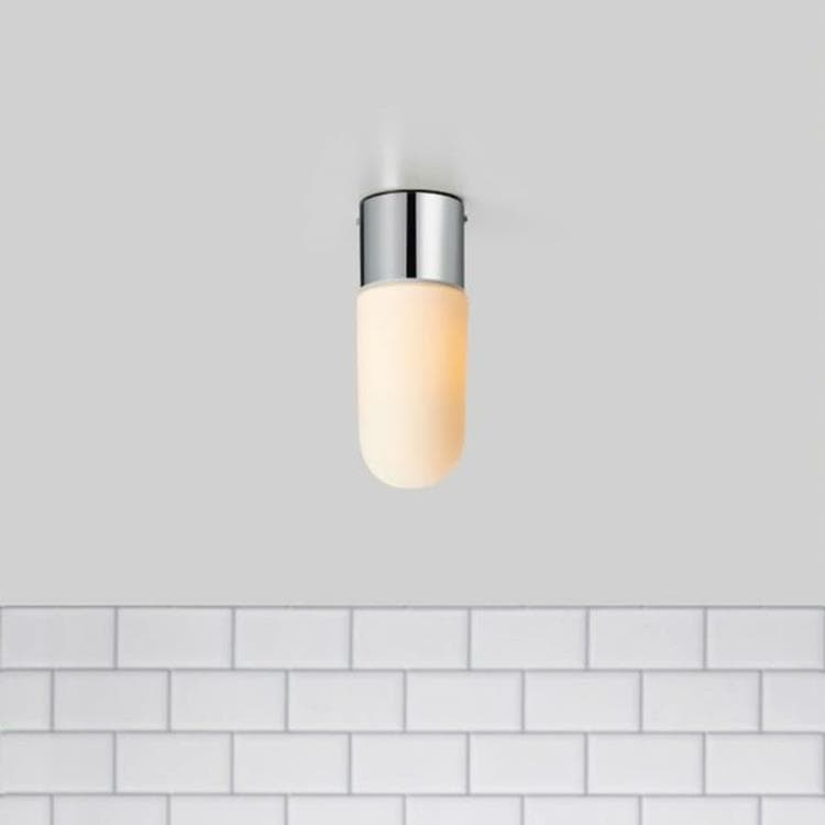 ZEN-Plafonnier de salle de bain Métal/Verre H26m - - 2