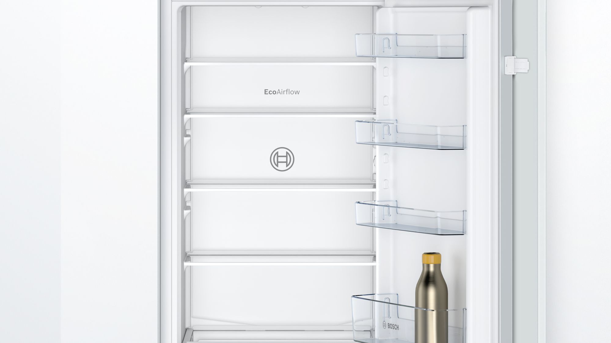 Réfrigérateur combiné encastrable BOSCH KIV87NSE0, Série 2, Eco Airflow - 4