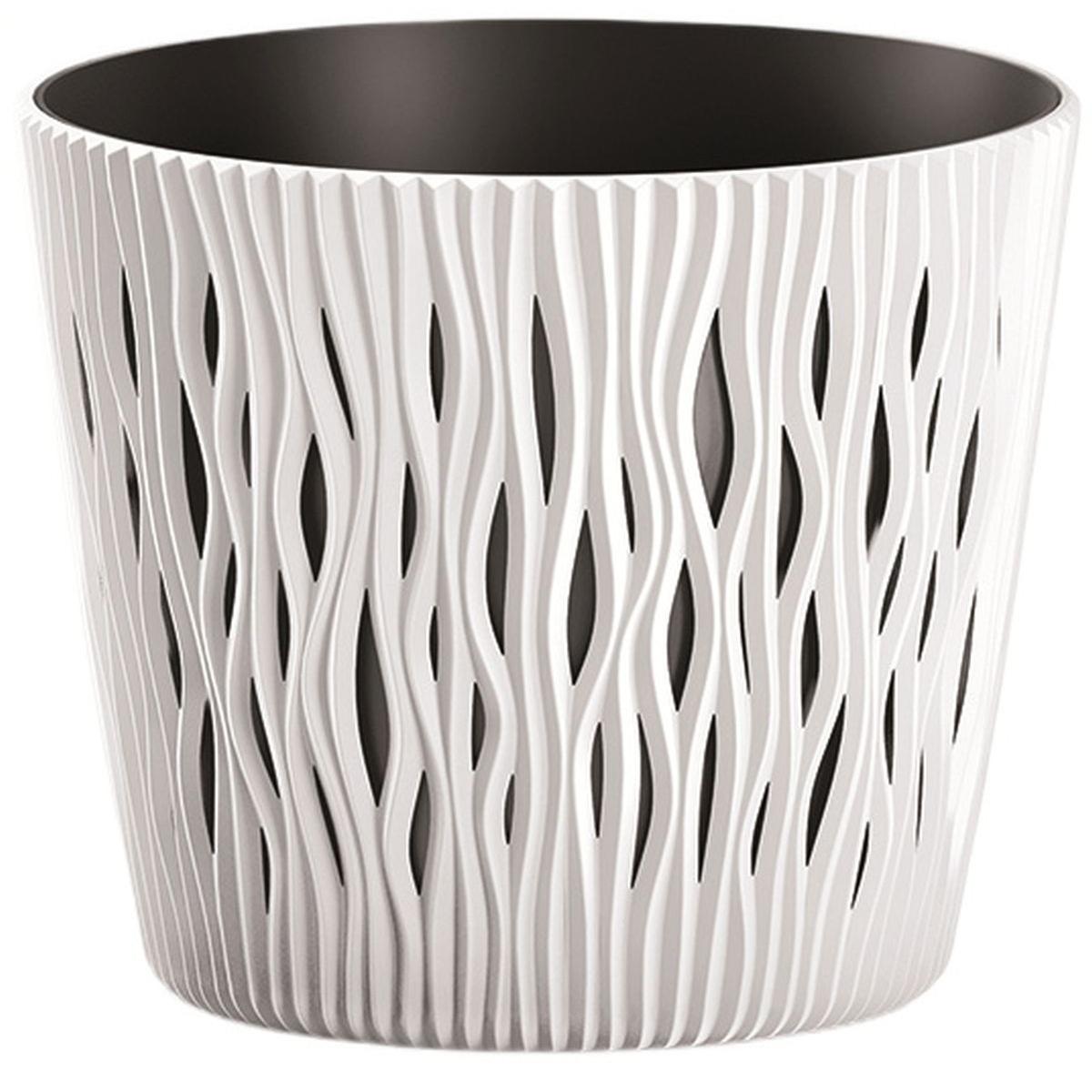 Doniczka Sandy Round średnica 16 cm biały