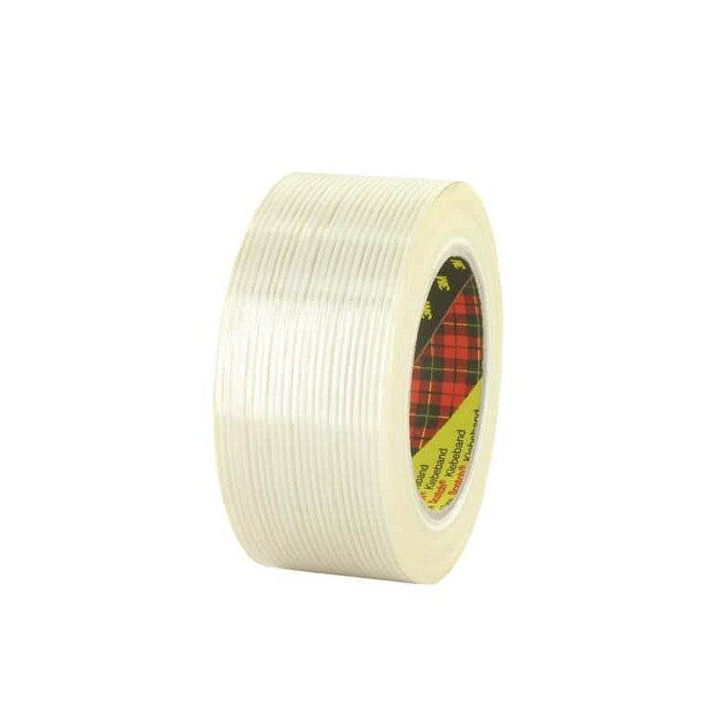 Scotch Ruban Adhésif Renforcé Fibres - 50mm X 9m Pour Emballage Cartons Solide