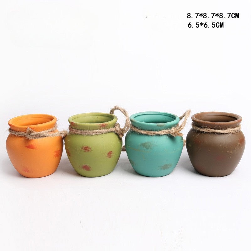 4 Mini-bonsaïs De Piment Artificiels - Décoration De Bureau Réaliste Et Vibrante