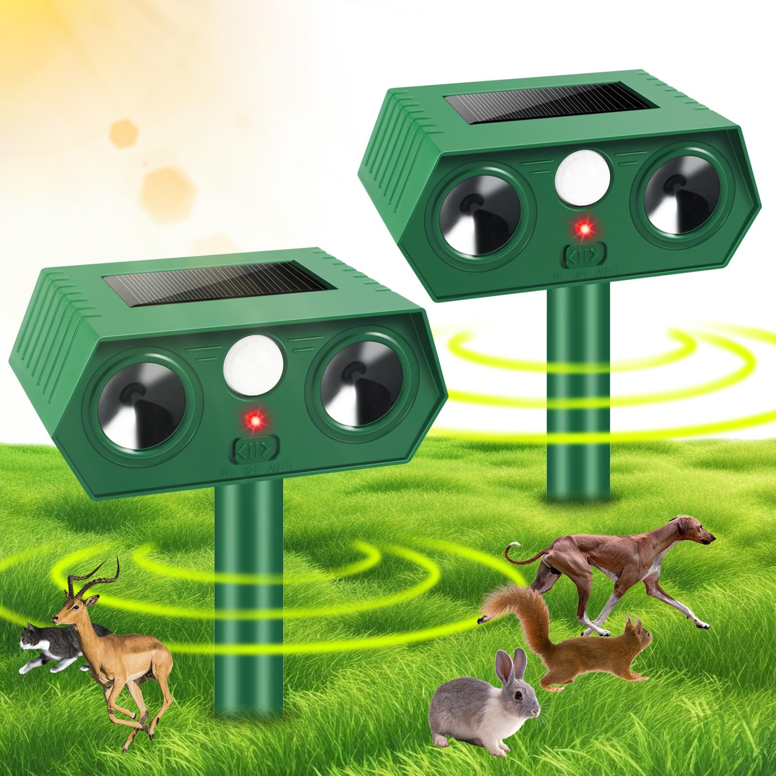 Repellente Per Gatti Ad Ultrasuoni Per Esterni, Repellente Solare Per Gatti Cani Volpi Uccelli 68786808