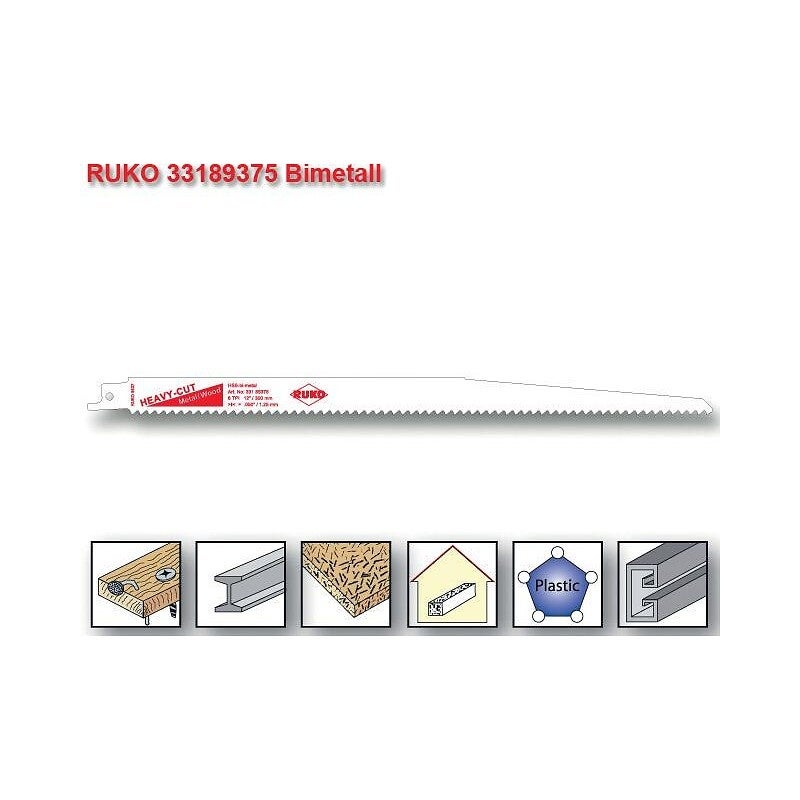 Set Starrett de 5 sierras de arco de acero PVC con 24 dientes