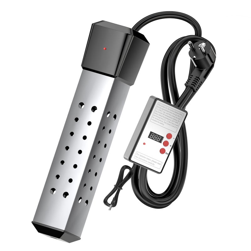 Podgrzewacz wody zanurzeniowy 2000 W, podgrzewacz basenowy, podgrzewacz do wanny, elektryczny podgrzewacz wody zanurzeniowy, automatyczny wyłącznik cz