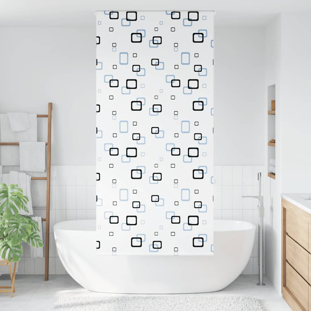 Roleta zwijana prysznicowa z tkaniny 90x240 cm szerokość 86 cm