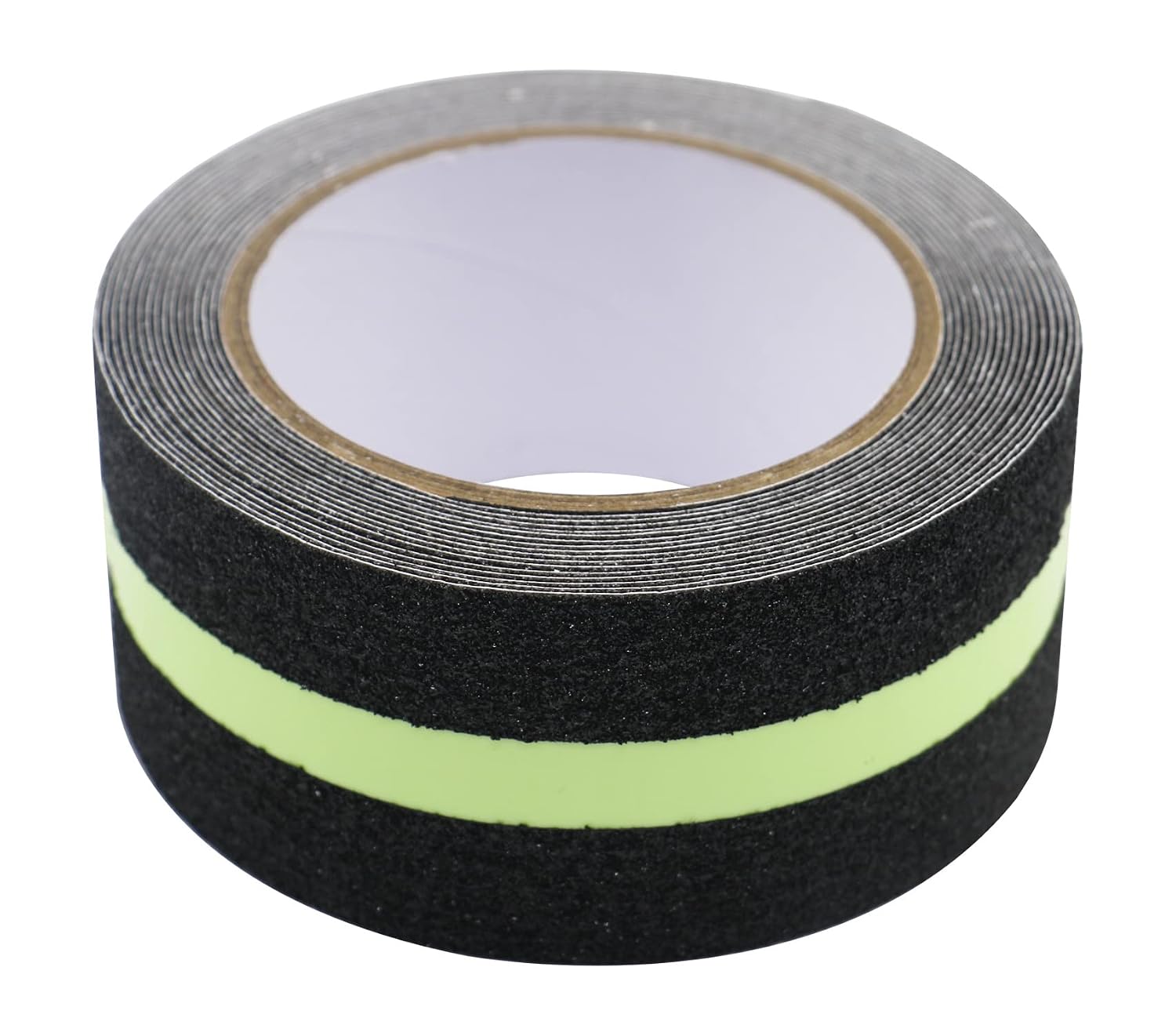 Ruban Antidérapant Phosphorescent, Lot de 2 - 5 cm x 10 m, Noir avec ...