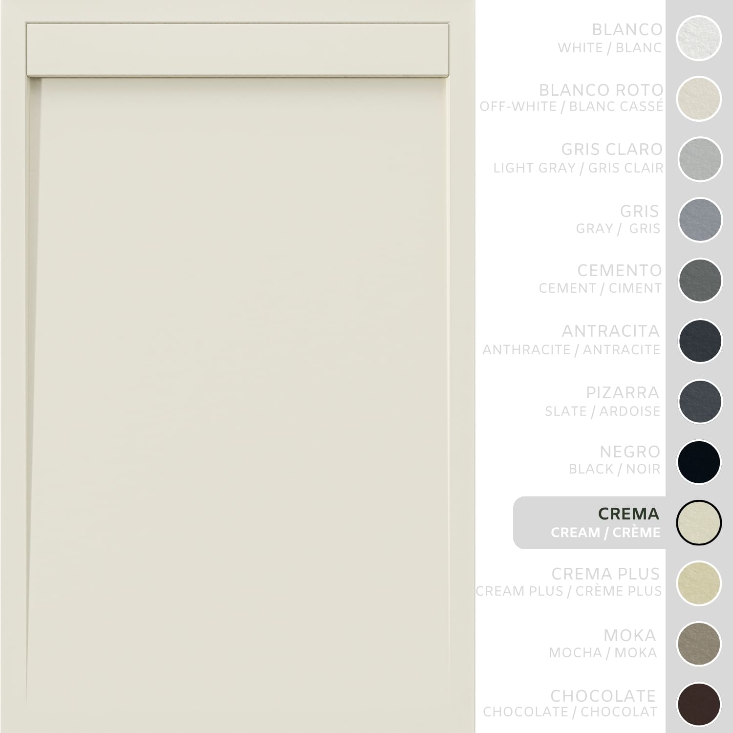 SOULHOME Brodzik prysznicowy– Żywica– Gel Coat– Gładka/Kamienna tekstura – Antypoślizgowy – kremowy- 140X70- Niski 3cm– Minimalistyczny