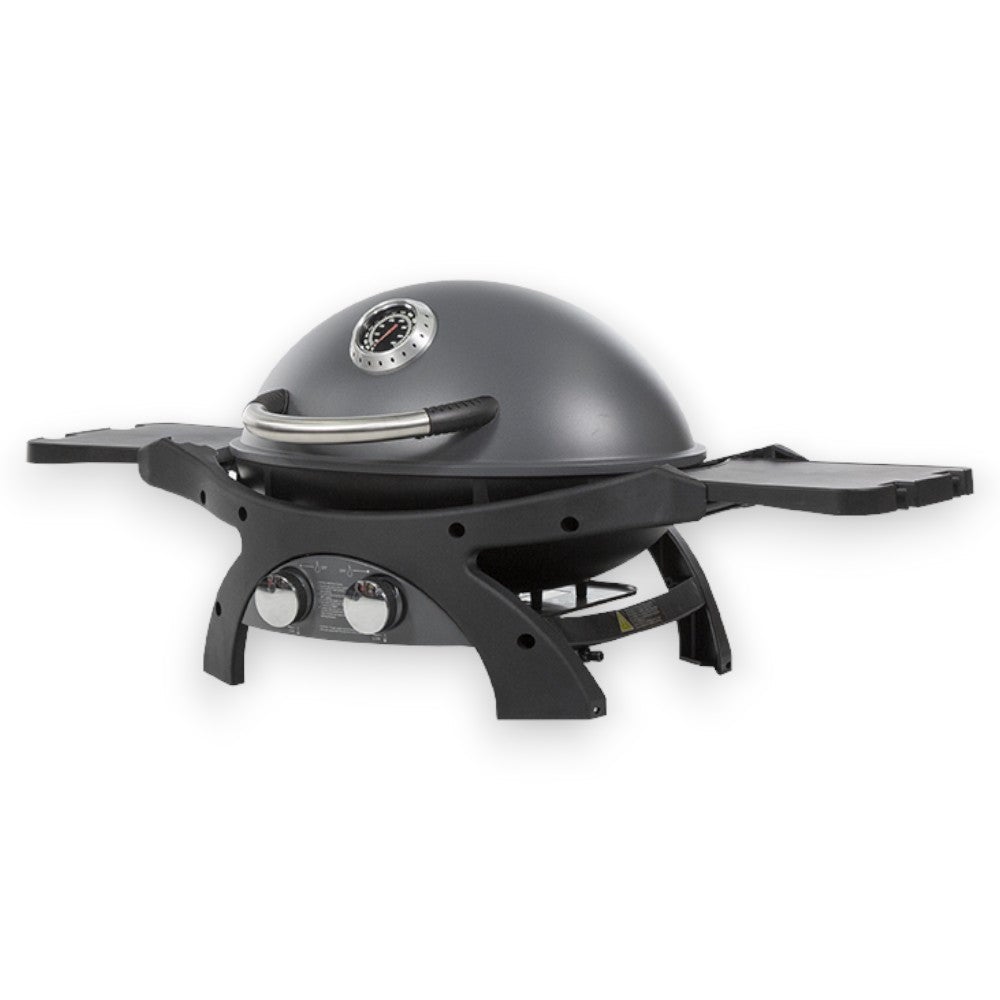 Barbecue Gaz Naturel Portable 5 Brûleurs - Puissance 2,5 KW Par Brûleur, Idéal Camping, Pêche, Extérieur - 12