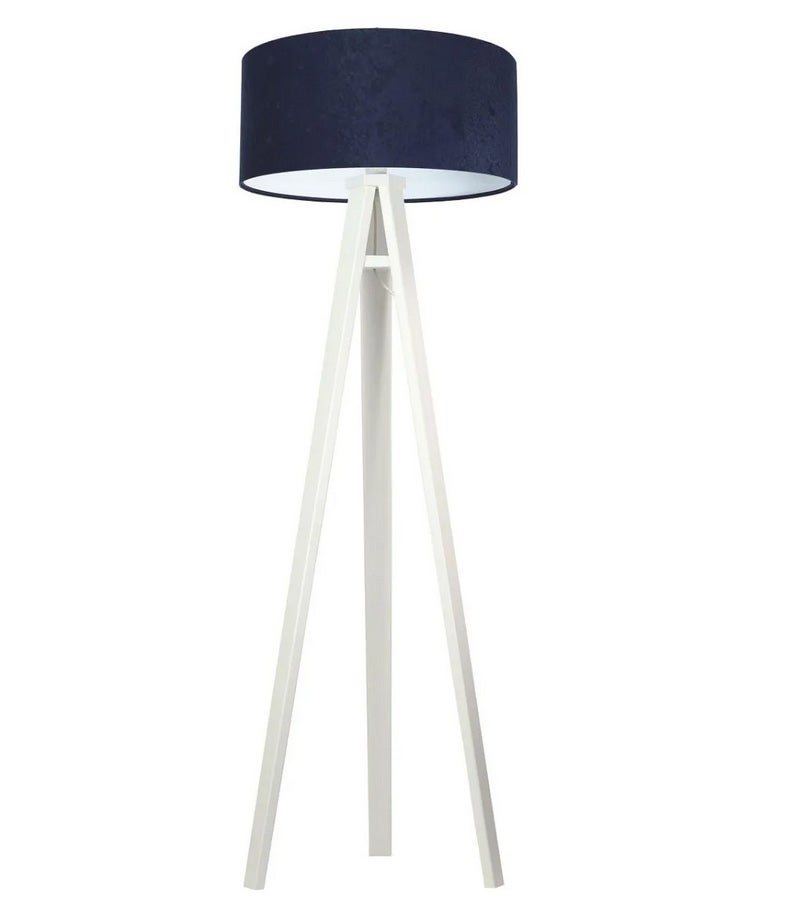 Lampa stojąca HOME 50 granatowa/biała/biała